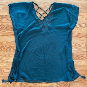 Target Swim Teal Coverup